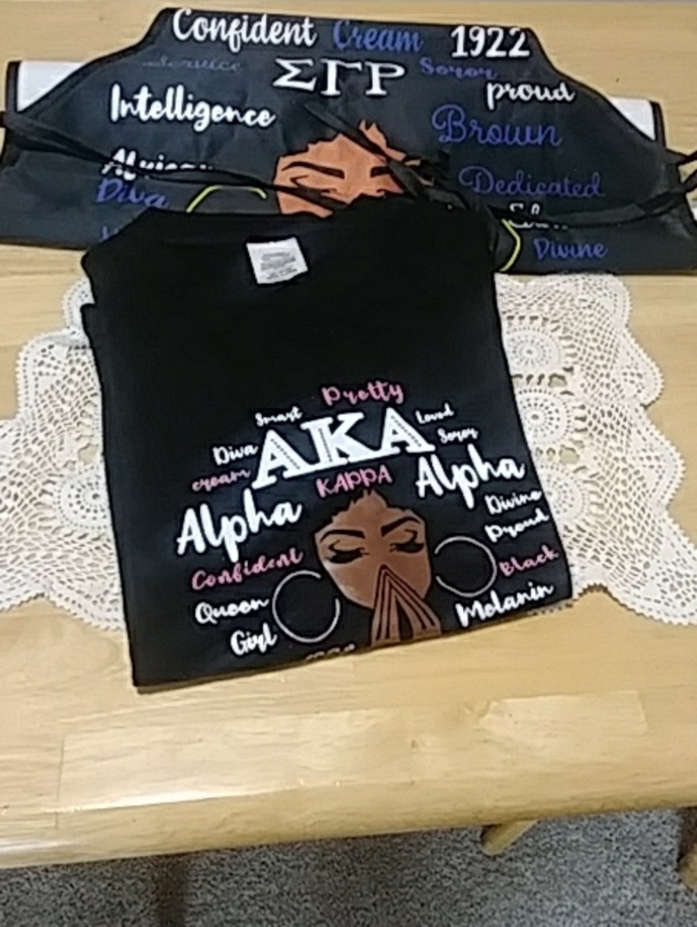 Sorority Bundle - Alpha Kappa Alpha Sorority Sisterhood Tee Shirt Large